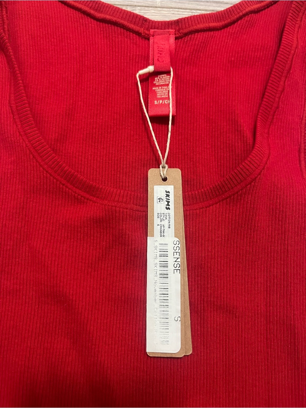 Skims Ribbed Tank Top - Picture 5 of 9